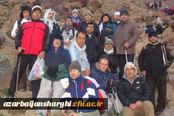 صعود تیم کوهنوردی 19 نفره  دانشگاه فرهنگیان استان آذربایجان شرقی به قله 4811 متری سبلان 4