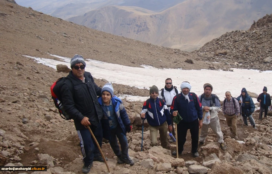 صعود تیم کوهنوردی 19 نفره  دانشگاه فرهنگیان استان آذربایجان شرقی به قله 4811 متری سبلان 5