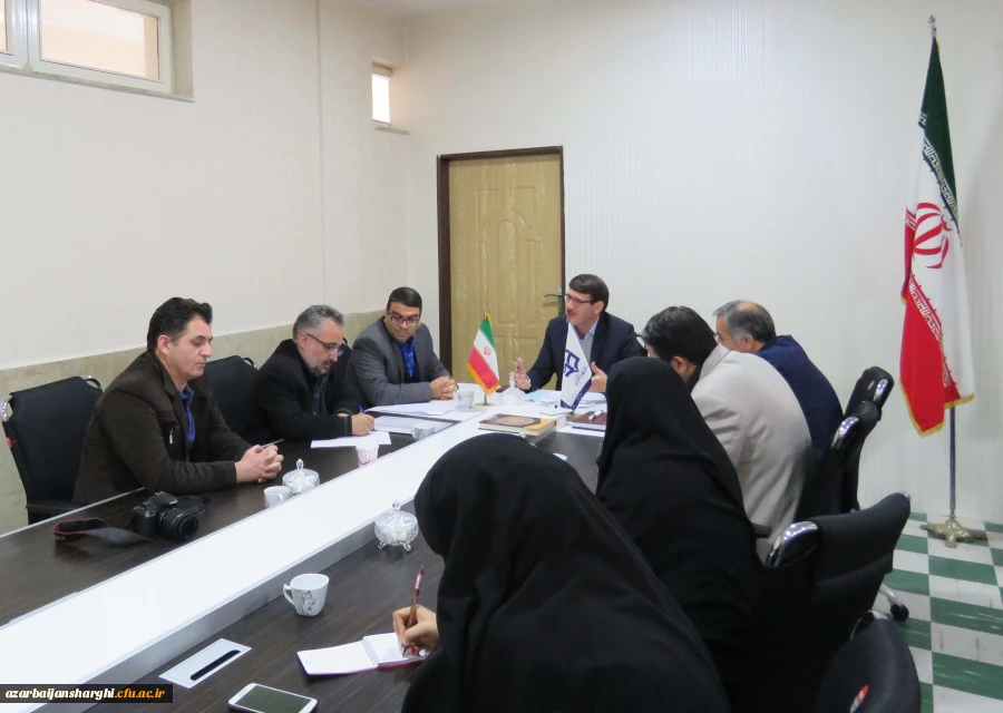 جلسه مشترک کانون پرورش فکری کودکان و نوجوانان و دانشگاه فرهنگیان استان آذربایجان شرقی