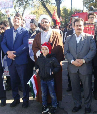 حضور در راهپیمایی یوم الله سیزده آبان