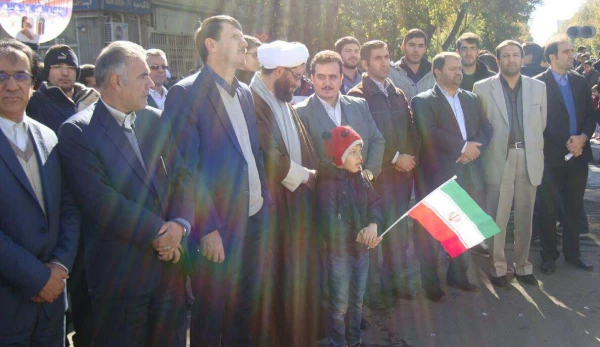 حضور در راهپیمایی یوم الله سیزده آبان