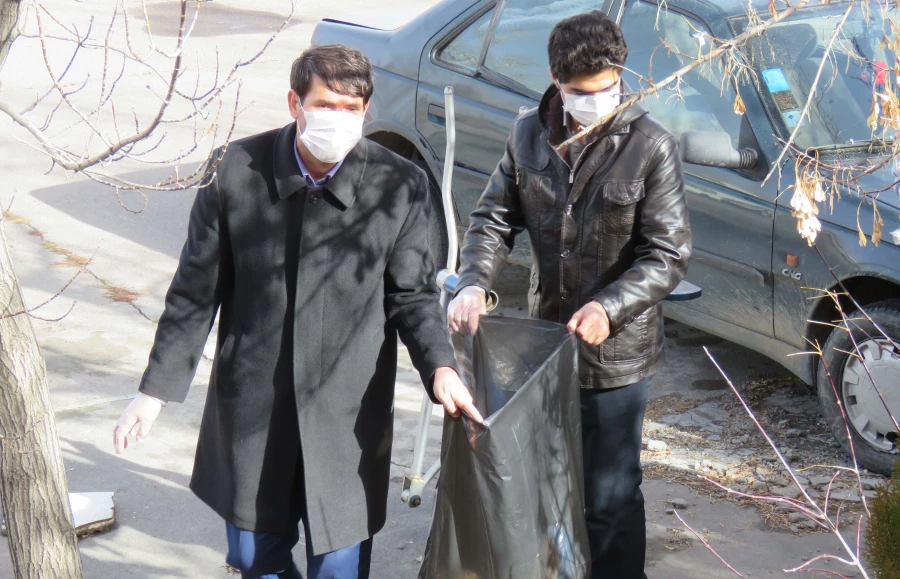 پویش پاکسازی محوطه پردیس علامه امینی(ره)