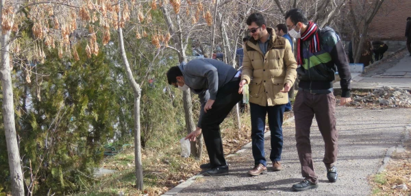 پویش پاکسازی محوطه پردیس علامه امینی(ره)