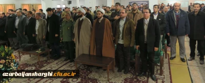 مراسم گرامیدشت روز بصیرت و تجدید میثاق با ولایت در پردیس علامه امینی (ره)