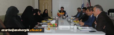 جلسه هم اندیشی با حضور جمعی از اعضای هیئت علمی دانشگاه فرهنگیان استان آذربایجان شرقی