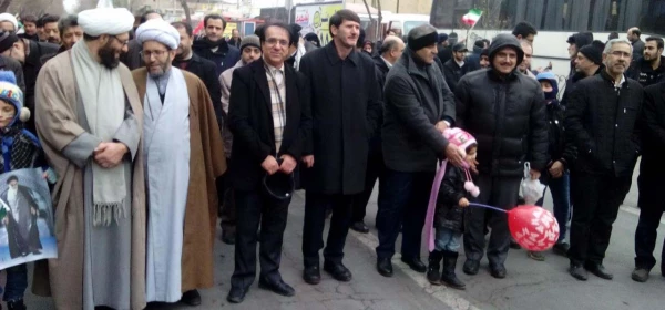 حضور مدیریت،اساتید،کارکنان و دانشجو معلمان دانشگاه فرهنگیان استان آذربایجان شرقی در راهپیمایی یوم الله 22 بهمن