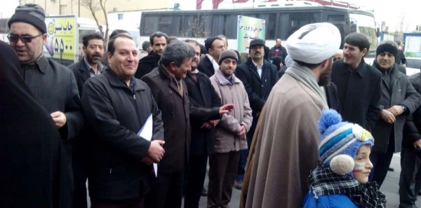 حضور مدیریت،اساتید،کارکنان و دانشجو معلمان دانشگاه فرهنگیان استان آذربایجان شرقی در راهپیمایی یوم الله 22 بهمن