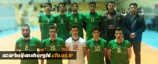 حضور پردیس علامه امینی تبریز در مسابقات والیبال چند جانبه دانشگاههای استان