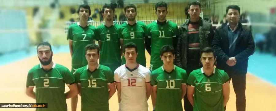 حضور پردیس علامه امینی تبریز در مسابقات والیبال چند جانبه دانشگاههای استان