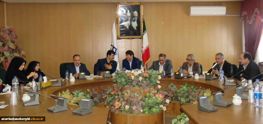 حضور مدیر کل امور حقوقی و رئیس هیئت بدوی رسیدگی به تخلفات اداری دانشگاه فرهنگیان در استان آذربایجان شرقی