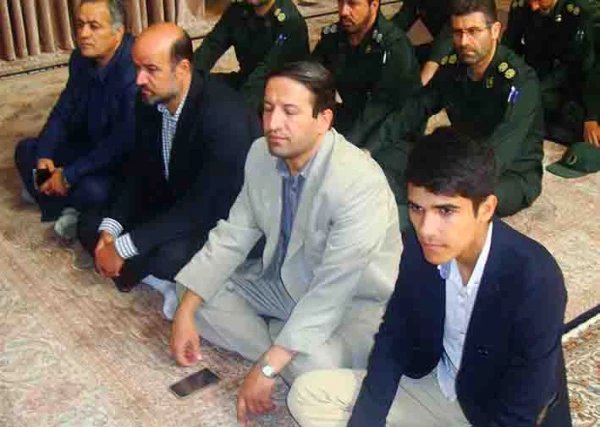 مراسم زیارت و عطرافشانی مزار شهدای معلم