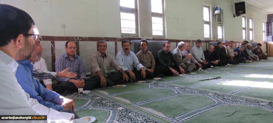 دیدار عیدانه همکاران دانشگاه فرهنگیان آذربایجا نشرقی به مناسبت عید سعید فطر