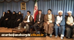 دیدار با نماینده ولی فقیه و امام جمعه معزز تبریز