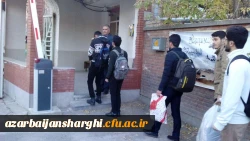 اعزام اولین گروه از دانشجو معلمان جهت امداد رسانی به هموطنان آسیب دیده