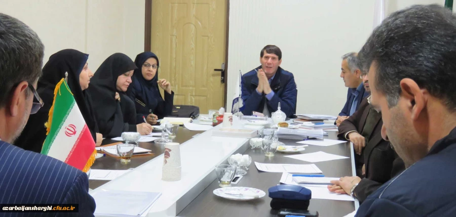 جلسه شورای  پژوهشی دانشگاه فرهنگیان آذربایجان شرقی