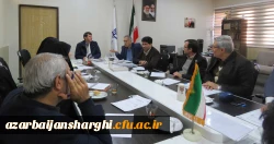 جلسه شورای  پژوهشی دانشگاه فرهنگیان آذربایجان شرقی