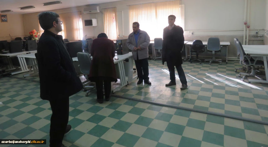 بازدید هیئت نظارت بر دانشگاه های دولتی استان از پردیس علامه امینی(رض)