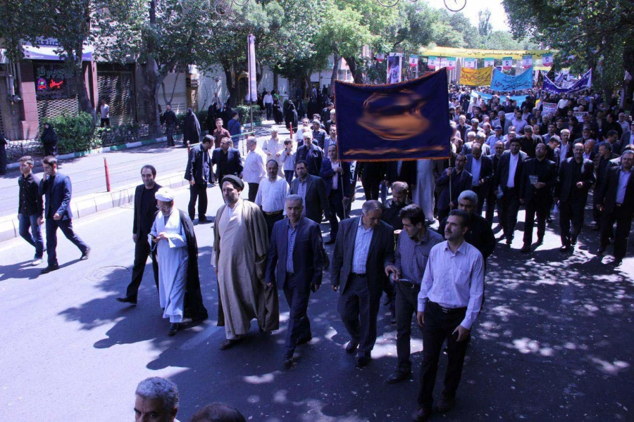 حضور در راهپیمایی روز جهانی قدس