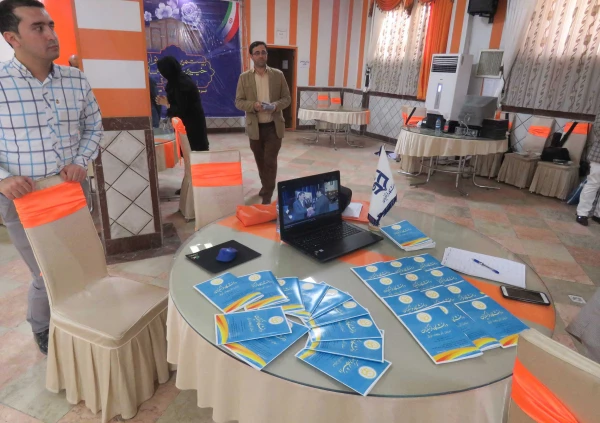 حضور در جشنواره خیرین مدرسه ساز استان و برپایی پنل اختصاصی دانشگاه