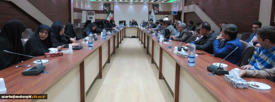 دکتر اسداله خدیوی در جمع اساتید و کارکنان دانشگاه فرهنگیان آذربایجان شرقی: