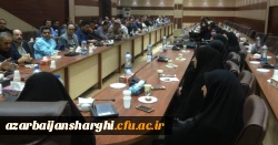 دکتر اسداله خدیوی در جمع اساتید و کارکنان دانشگاه فرهنگیان آذربایجان شرقی: