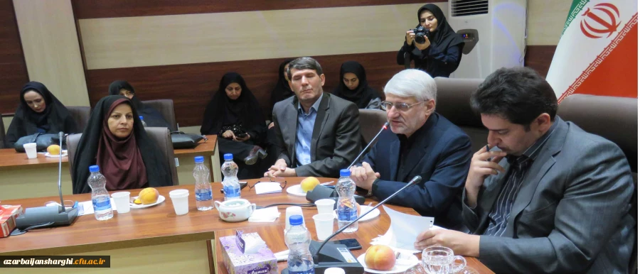 دکتر فرهنگی در جمع اساتید و کارکنان دانشگاه فرهنگیان آذربایجان شرقی :