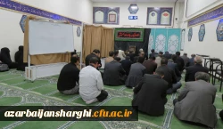 مراسم پر فیض زیارت عاشورا و عزاداری حضرت ابا عبداله الحسین(ع)