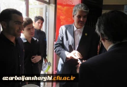 حضور عضو کمیته بهداشت و درمان مجلس شورای اسلامی در دانشگاه فرهنگیان آذربایجان شرقی