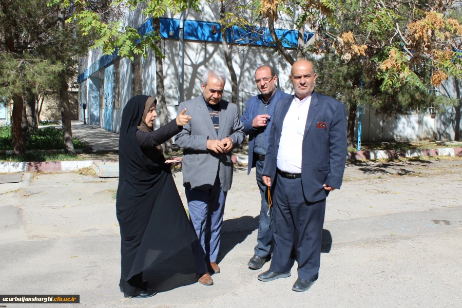 حضور مدیرکل امور مالی دانشگاه فرهنگیان در استان آذربایجان شرقی