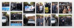 حضور پرشور مدیریت،اساتید،کارکنان و دانشجومعلمان در راهپیمایی یوم الله 13 آبان