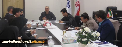 شورای پژوهشی دانشگاه فرهنگیان آذربایجان شرقی تشکیل جلسه داد