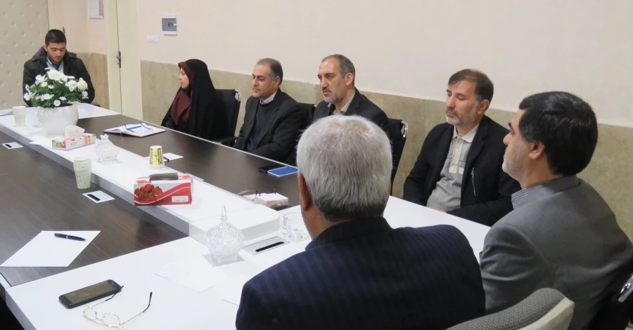 جلسه مشترک با حضور مسئولین بنیاد شهید و امور ایثارگران آذربایجان شرقی