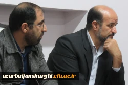 سرپرست دانشگاه فرهنگیان آذربایجان شرقی در جمع دانشجو معلمان