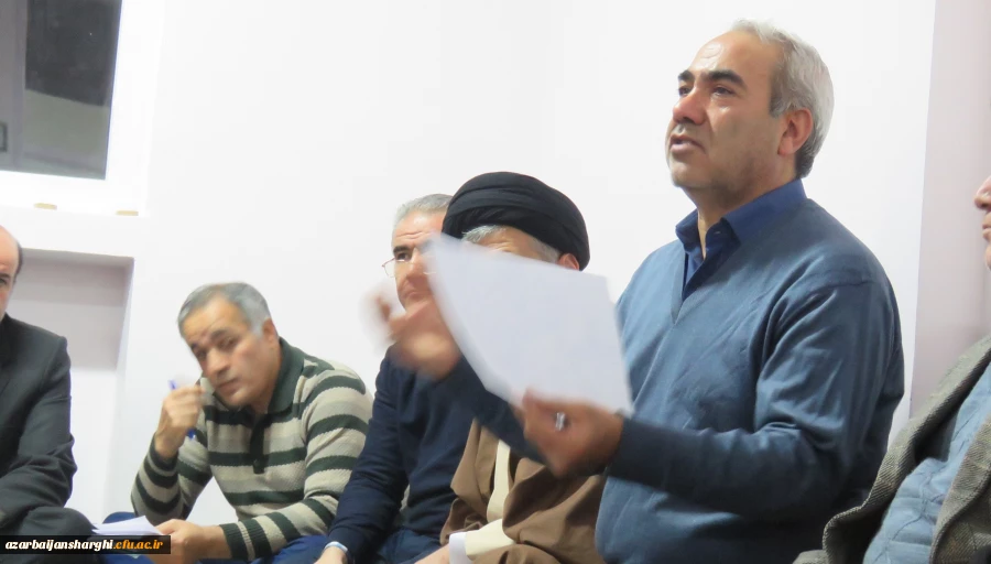 سرپرست دانشگاه فرهنگیان آذربایجان شرقی در جمع دانشجو معلمان