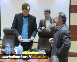 حضور کارشناس دفترنظارت ،ارزیابی و تعالی سازمانی دانشگاه فرهنگیان در تبریز