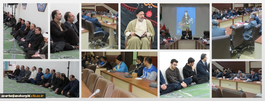 حضور در اجتماع عظیم مردمی و برگزاری نشست های علمی - سیاسی