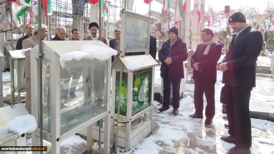 حضور در گلزار شهدا و تجدید پیمان با آرمان های بلند انقلاب اسلامی