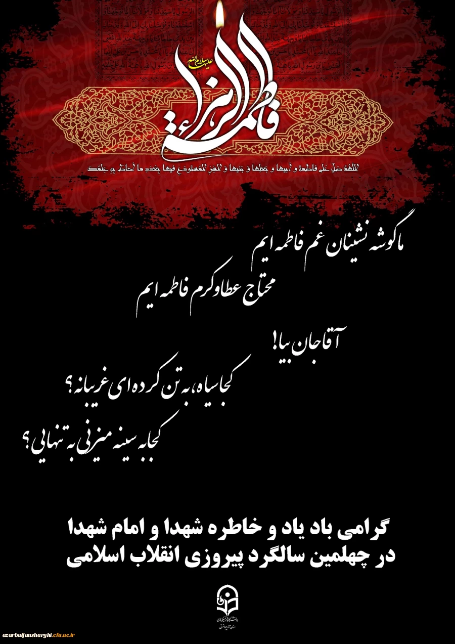 ماگوشه نشینان غم فاطمه ایم