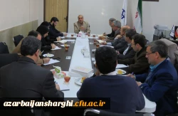 دکتر خدیوی در جمع روسا، معاونین و مسئولان پردیس های استان