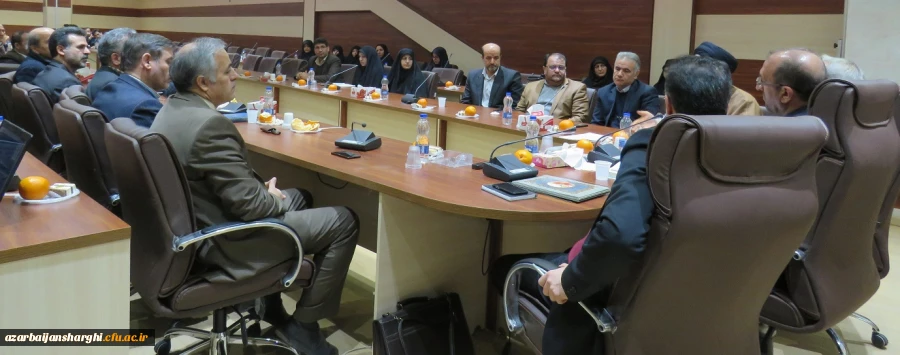 مراسم معارفه معاون هماهنگی امور استانی و معاونین پردیس های استان