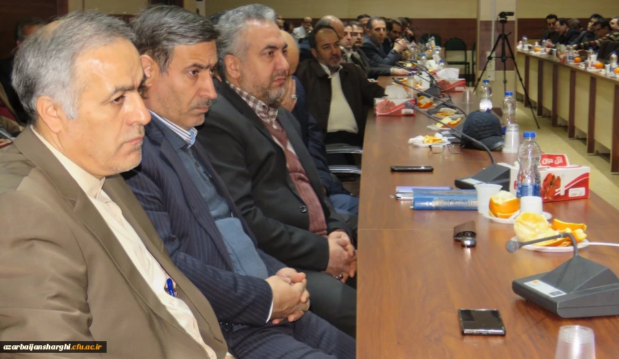 مراسم معارفه معاون هماهنگی امور استانی و معاونین پردیس های استان