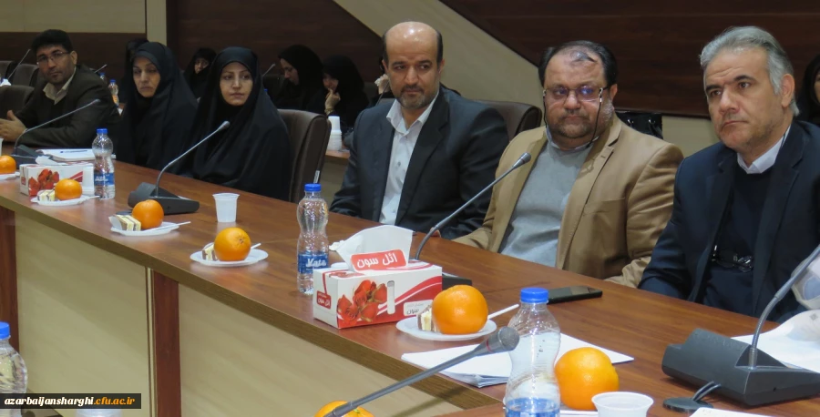 مراسم معارفه معاون هماهنگی امور استانی و معاونین پردیس های استان