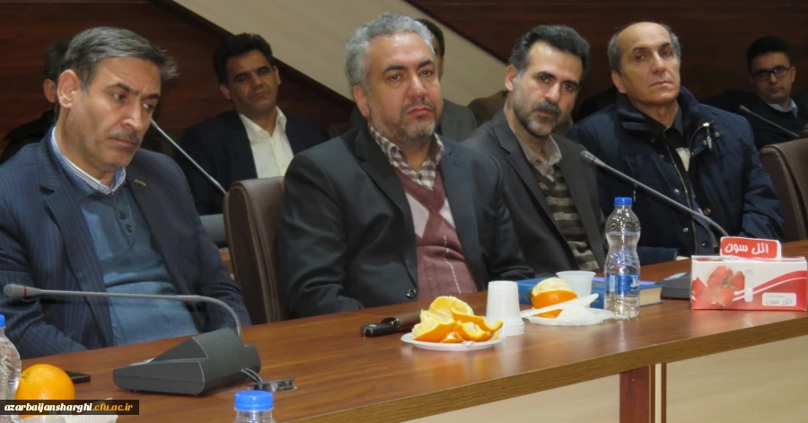 مراسم معارفه معاون هماهنگی امور استانی و معاونین پردیس های استان