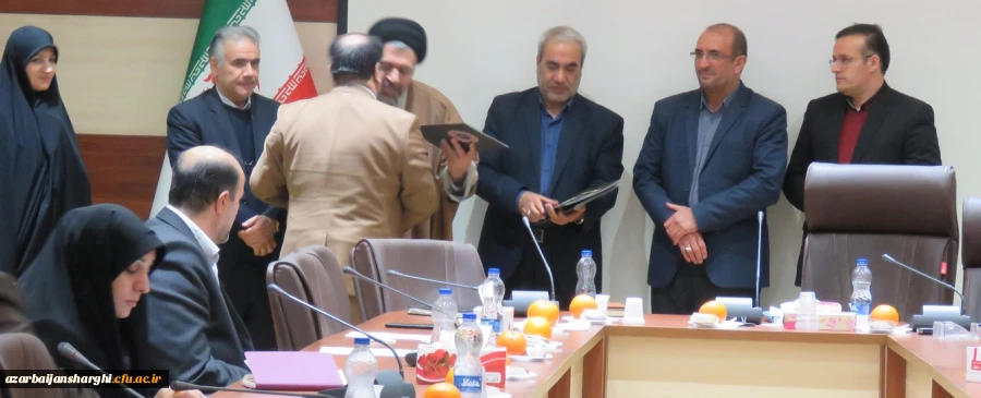 مراسم معارفه معاون هماهنگی امور استانی و معاونین پردیس های استان