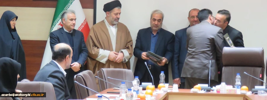 مراسم معارفه معاون هماهنگی امور استانی و معاونین پردیس های استان