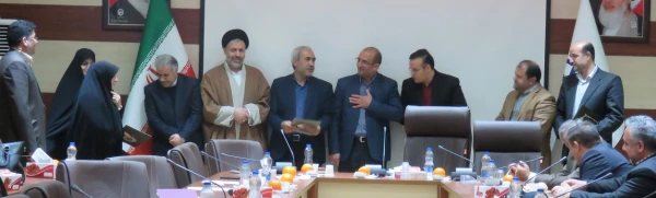 مراسم معارفه معاون هماهنگی امور استانی و معاونین پردیس های استان