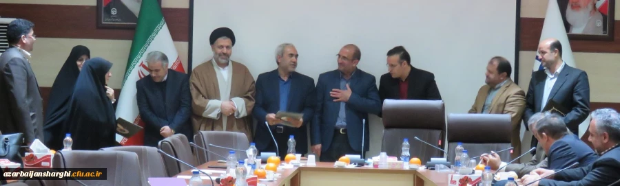 مراسم معارفه معاون هماهنگی امور استانی و معاونین پردیس های استان