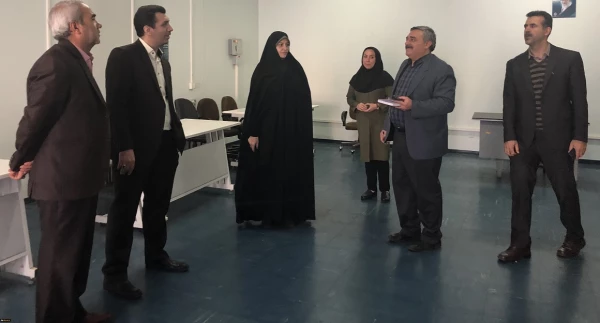 بازدید مدیر کل طرح و برنامه و بودجه دانشگاه از پردیس های استان