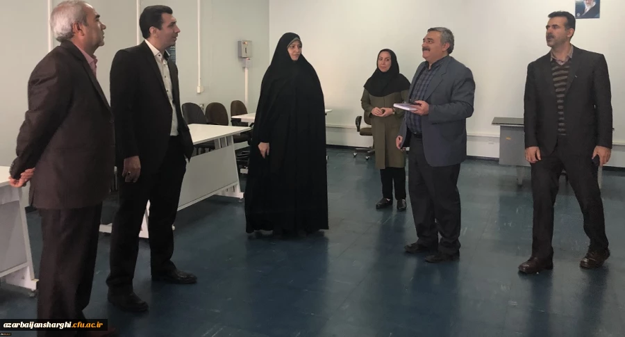 بازدید مدیر کل طرح و برنامه و بودجه دانشگاه از پردیس های استان