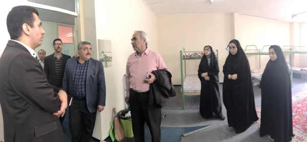 بازدید مدیر کل طرح و برنامه و بودجه دانشگاه از پردیس های استان